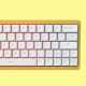 ac064 wired bluetooth three-mode mechanical keyboard with hot-swappable rgb backlit banana switch