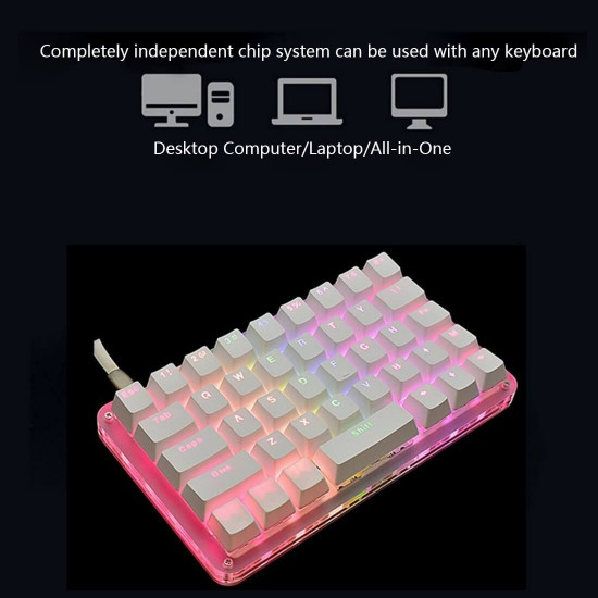 amazing40 portable one handed mechanical keyboard