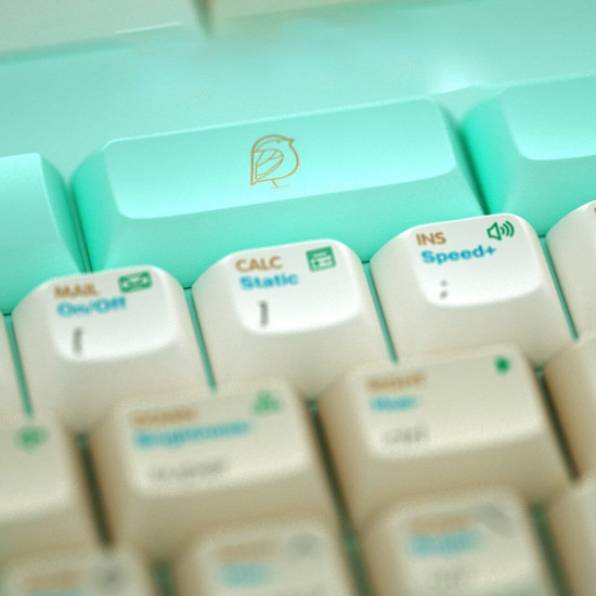 bluebird dsa height pbt keycaps set