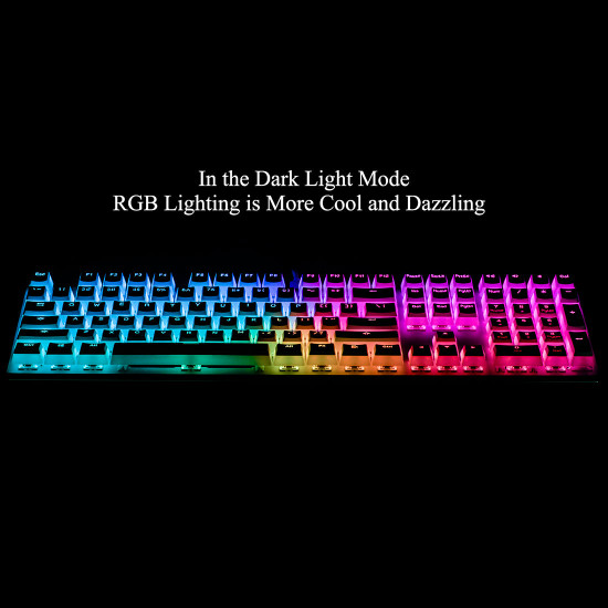 cidoo abm618 rgb light pudding keycap keyboard