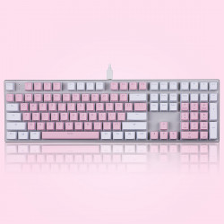 cidoo abm618 rgb light pudding keycap keyboard