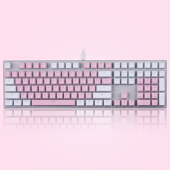 cidoo abm618 rgb light pudding keycap keyboard