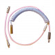 coiled type c usb cable