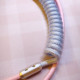 coiled type c usb cable