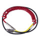 coiled type c usb cable