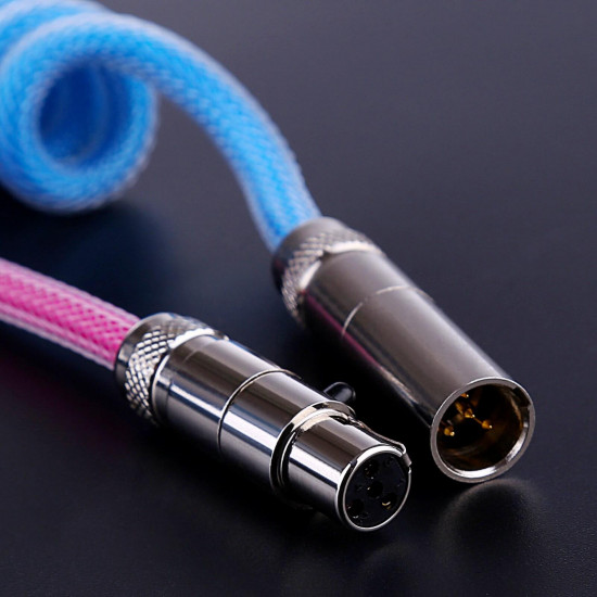 coiled type c usb cable