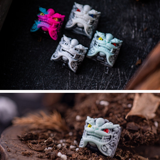 custom handmade shishi resin keycap