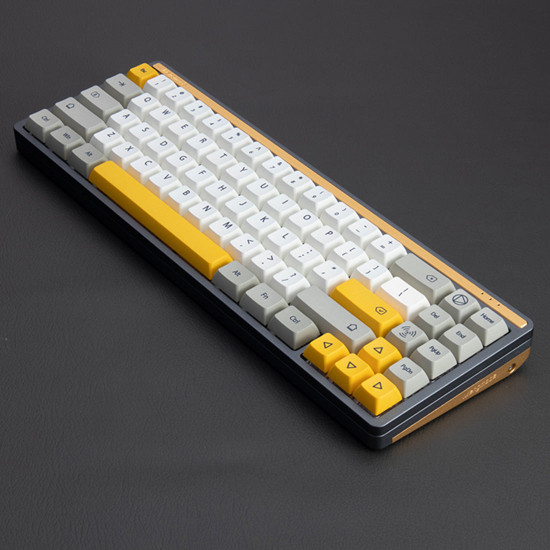 customized cnc aluminum alloy 71 key mechanical keyboard