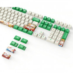 dagk 132pcs pbt dye-sub mahjong keycaps