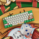 dagk 132pcs pbt dye-sub mahjong keycaps