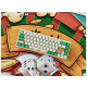 dagk 132pcs pbt dye-sub mahjong keycaps