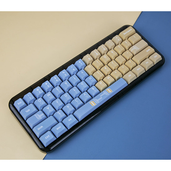 deerwalk wormhole mechanical keyboard pbt sublimation keycap