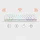 et61 61 keys wireless bluetooth rgb 60% mechanical gaming keyboard