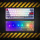 frosted acrylic shell 60% wired mechanical keyboard switch keyboard with pbt keycap