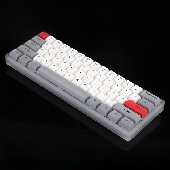 frosted acrylic shell 60% wired mechanical keyboard switch keyboard with pbt keycap pre-order