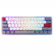 frosted acrylic shell 60% wired mechanical keyboard switch keyboard with pbt keycap