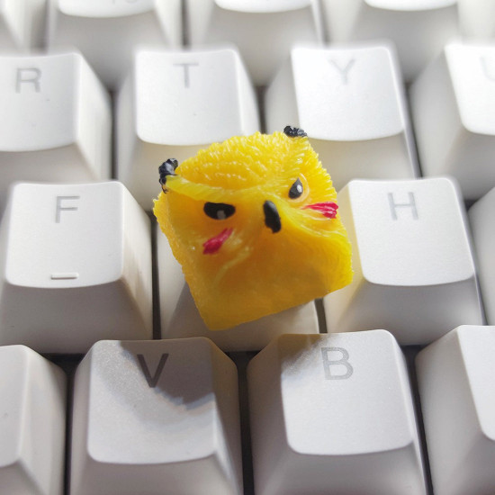 fk owl handmade customized resin keycaps