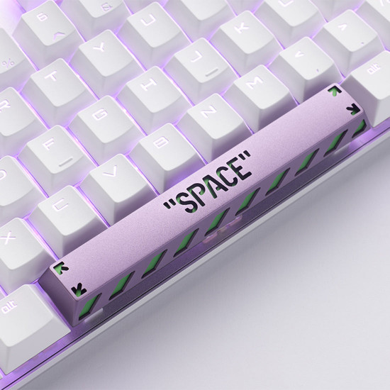 holyoops metal translucent space keycap