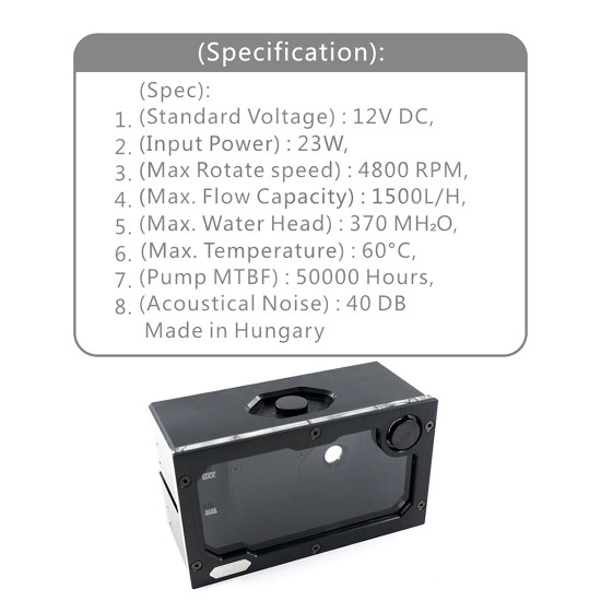 icemancooler single d5 water pump dual optical drive integrative water tank pom water tank d5 water tank