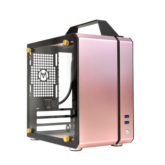 itx mini chassis 9.6l portable side through sfx power supply itx chassis