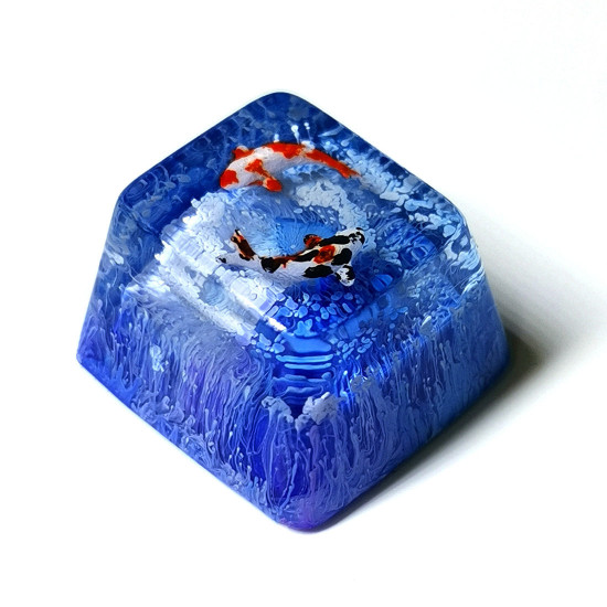 koi fish keycap for mechanical keyboard