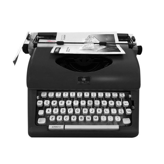 mechanical retro typewriter brand new manufacture keyboard retro style nostalgic literary gift