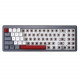 71-key diy 65% qmk hot-swappable rgb led backlit type c pcb mechanical keyboard kit pre-order