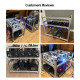 mining rig frame 12 gpu open-pit mining machine frame case