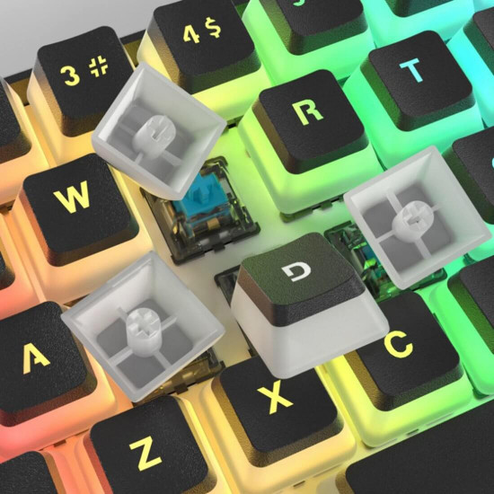 mk61 61 keys rgb mechanical keyboard