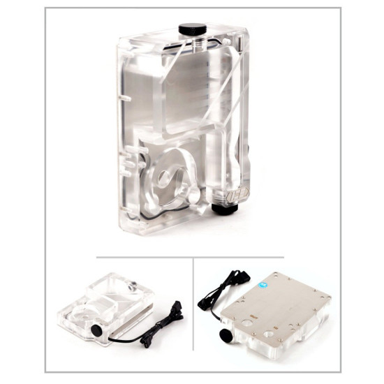 ncase reservoir transparent water tank with pump