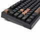 oem height black walnut mechanical keyboard keycap