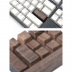 oem height black walnut mechanical keyboard keycap