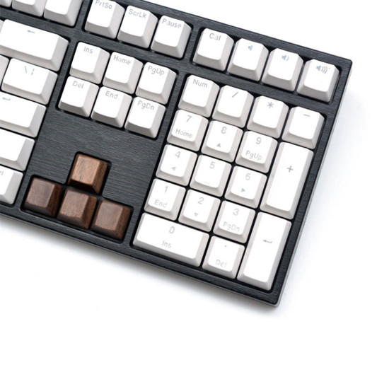 oem height black walnut mechanical keyboard keycap