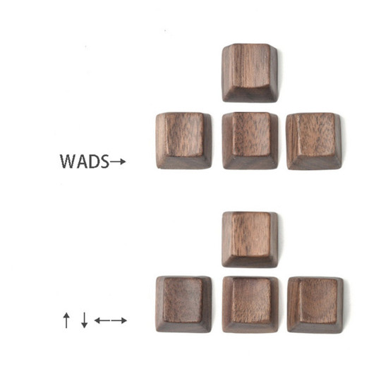 oem height black walnut mechanical keyboard keycap