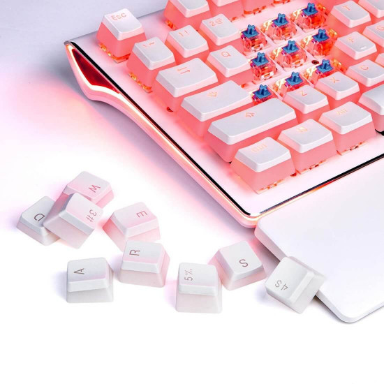 oem profile pudding keycaps double shot pbt keycap set