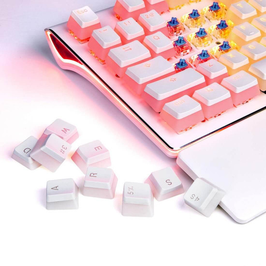 oem profile pudding keycaps double shot pbt keycap set