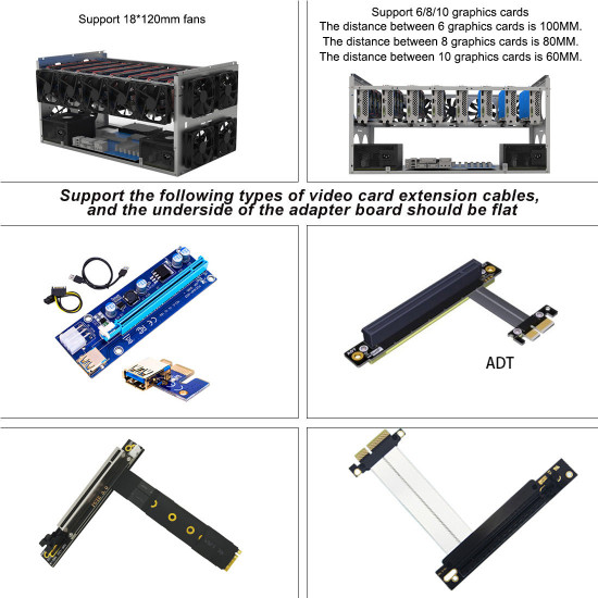 open style multi-graphics chassis frame