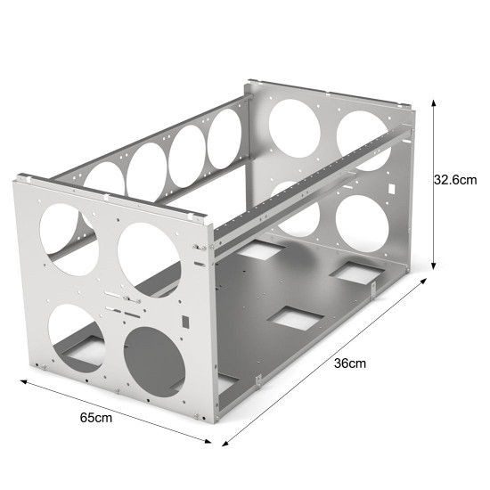 open style multi-graphics chassis frame