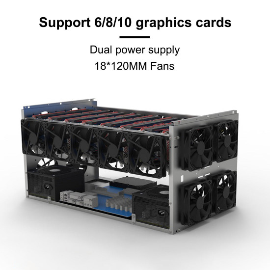 open style multi-graphics chassis frame