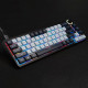 panda triple module 68-key hot swap rgb mechanical gaming keyboard