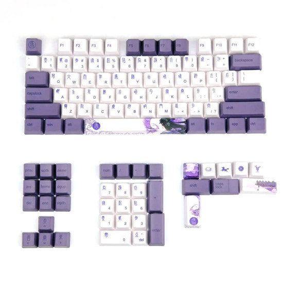 pbt dye-sub keycaps oem profile