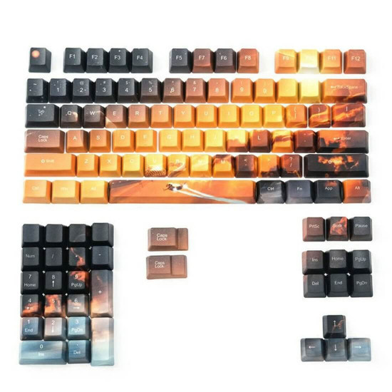 pbt dye-sub keycaps oem profile