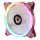 pink ultra quiet case fan for cpu coolers