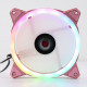 pink ultra quiet case fan for cpu coolers