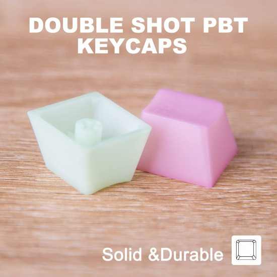 pom jelly keycaps - chalk