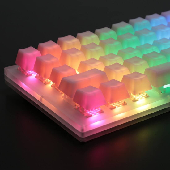 pom jelly keycaps - chalk