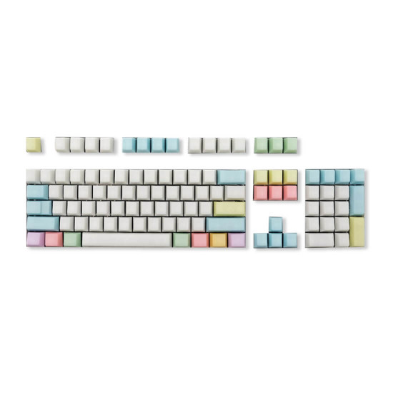 pom jelly keycaps - chalk