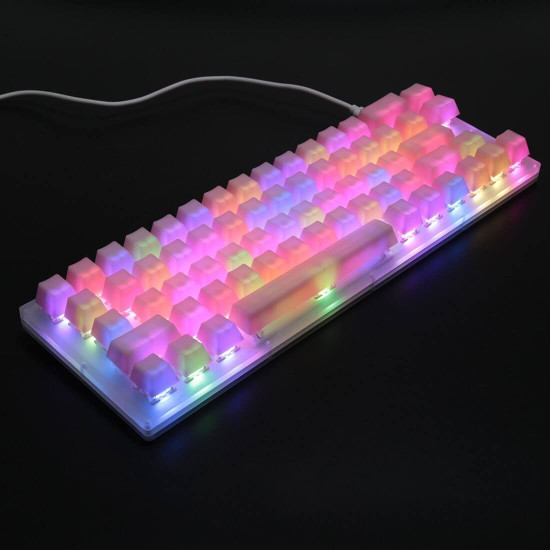 pom jelly keycaps - chalk