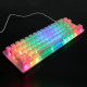 pom jelly keycaps doubleshot translucent oem profile keycaps for diy mechanical keyboard - blank