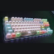 pom jelly keycaps doubleshot translucent oem profile keycaps for diy mechanical keyboard - blank